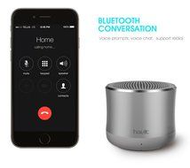 Havit HV-SK560BT Super Bass Bluetooth Speaker- Ultra Mini Metal Construction with Hands-free Function, Built-in... N4