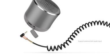 Havit HV-SK560BT Super Bass Bluetooth Speaker- Ultra Mini Metal Construction with Hands-free Function, Built-in... N7