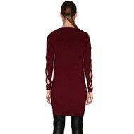 AIMTOPPY Fashion Women Casual Shirts Tops Club Sexy Hollow Sleeve Shirt Blouse (S, Red) N2