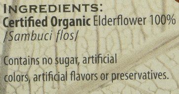 Good Nature Organic Elderflower Tea, 1.07 Ounce N3