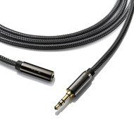Zeskit 6&rsquo; Premium Audio Cable &mdash; 3.5mm, Braided Nylon Stereo Audio Cable (Male to Female) N3