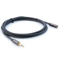 Zeskit 6&rsquo; Premium Audio Cable &mdash; 3.5mm, Braided Nylon Stereo Audio Cable (Male to Female) N6