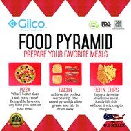 Silicone Food Pyramid Pan Non-stick Healthy Cooking Baking Mat - Breaded or Non Breaded, Crispy, Juicy and Evenly... N2