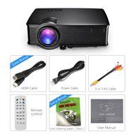 Victsing LCD Video Projector Mini Portable HD 1080P LED Multimedia Projector, High Resolution for Video Movie... N8