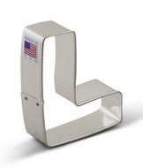 Ann Clark Letter L Cookie Cutter - 3 Inches - Tin Plated Steel