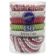 Wilton Assorted Holiday Baking Cups, 150-Count