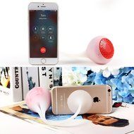 ELENKER Portable Watherproof IP65 Shower Bluetooth Speaker White N3