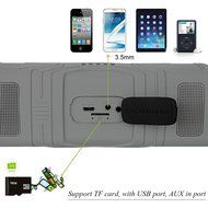 BUTEFO Outdoor Sports Bluetooth Speaker TF Card/Audio Input/IP45 Dustproof Waterproof/3-Mode Torch/Microphone... N10
