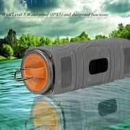 BUTEFO Outdoor Sports Bluetooth Speaker TF Card/Audio Input/IP45 Dustproof Waterproof/3-Mode Torch/Microphone... N11