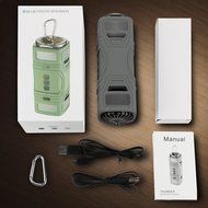 BUTEFO Outdoor Sports Bluetooth Speaker TF Card/Audio Input/IP45 Dustproof Waterproof/3-Mode Torch/Microphone... N13
