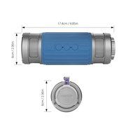 BUTEFO Outdoor Sports Bluetooth Speaker TF Card/Audio Input/IP45 Dustproof Waterproof/3-Mode Torch/Microphone... N18