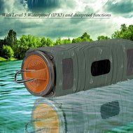BUTEFO Outdoor Sports Bluetooth Speaker TF Card/Audio Input/IP45 Dustproof Waterproof/3-Mode Torch/Microphone... N31