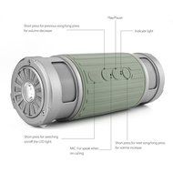 BUTEFO Outdoor Sports Bluetooth Speaker TF Card/Audio Input/IP45 Dustproof Waterproof/3-Mode Torch/Microphone... N49