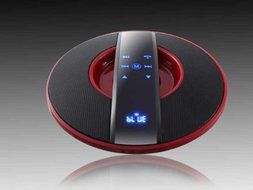Double Power Wireless Bluetooth Speaker - Red (BT200-RED)