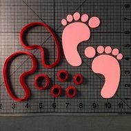 Baby Feet 101 Cookie Cutter Set (2 inches) N2