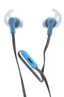 2BOOM SOLO Athletic Sports Wired Earbuds Headphones with Microphone White N9