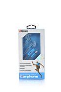 2BOOM SOLO Athletic Sports Wired Earbuds Headphones with Microphone White N10