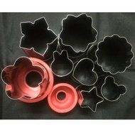 Cake Vegetable Fruit Cutter Mold Multi Shapes Mini Cookie Cutter Set of 8 for Chocolate Fruit Vegetables Pie Crust... N5