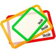 Silicone 3 Piece Non Stick Baking Mats with Measurements 2 Half Sheet Liners and 1 Quarter Sheet Mat, Professional...