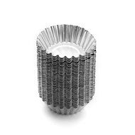 Tosnail 50pcs Egg Tart Aluminum Cupcake Cake Cookie Mold Tin Baking Tool Baking Cups N4