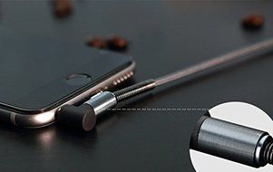 ROCK 1 Male To 2 Female 3.5mm Plug Earphone Y Splitter Extension Audio Cable For iPhone Samsung Color Tarnish N3