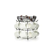 Gourmet Basics by Mikasa Rotating Mug Tree, Antique Black N6