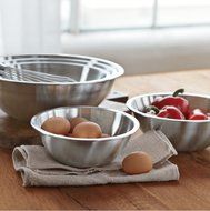 Heavy Duty Stainless Steel Mixing Bowls &ndash; Set of 6 Different Sizes - by Product Stop