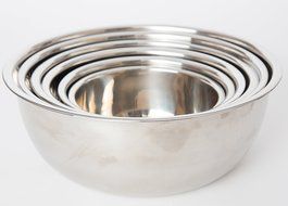 Heavy Duty Stainless Steel Mixing Bowls &ndash; Set of 6 Different Sizes - by Product Stop N8