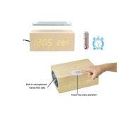 NFC Bluetooth Speaker with Qi Wireless Charging pad and Thermometer, Alarm Function,Qi Wireless Charger for Samsung... N7