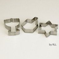 Hanukkah Themed Metal Cookie Cutters N3