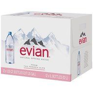 Evian Natural Spring Water (1L, 12 pk.)