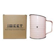 IBEET 3-Cup Baking Flour Icing Sugar Sifter, Stainless Steel with Hand Crank - Best Kitchen Tool (Home Gift)