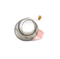 IBEET 3-Cup Baking Flour Icing Sugar Sifter, Stainless Steel with Hand Crank - Best Kitchen Tool (Home Gift) N6