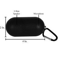 SoundLogic XT Rechargeable Wireless Bluetooth Mini Pill Capsule Speaker, Black N4