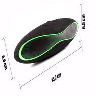 Mini Portable Speaker Wireless Bluetooth Speakers FM with Strong Bass Portable Audio Player Support TF Card Green N5