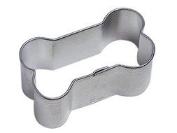 R&amp;M Cookie Cutter, 2-Inch, Dog Bone, Tinplated Steel