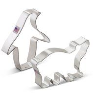 Ann Clark Winter/Christmas Animal Cookie Cutter Set - 2 Piece - Polar Bear and Penguin - Tin Plated Steel