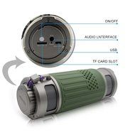 Bluetooth Speaker,Popwave OP1005 Waterproof Speakers Outdoor Portable Wireless Bluetooth Speaker 6W Output HD... N3
