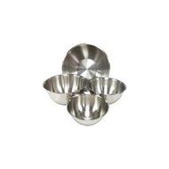 Heavy Duty Stainless Steel Mixing Bowls - Set of 4 Sizes - 3, 5, 8 and 13 Qt N3
