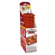 Pyramid Pan Silicone Kitchen Baking Mat For Healthy Cooking Non Stick Red