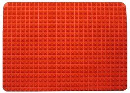 Pyramid Pan Silicone Kitchen Baking Mat For Healthy Cooking Non Stick Red N3