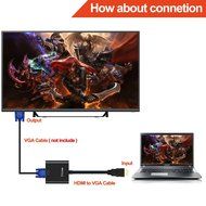 HDMI to VGA Output, Costech HD 1080p Gold-plated Active TV AV HDTV Video Cable Converter Adapter Plug and Play... N3