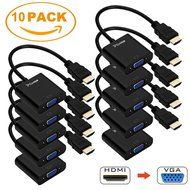 HDMI to VGA Output, Costech HD 1080p Gold-plated Active TV AV HDTV Video Cable Converter Adapter Plug and Play... N10