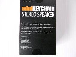 Hype Mini Keychain Stereo Speaker Halloween Pumpkin/Jack-O-Lantern Style N2