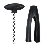 Mayshion Wine Opener Foil Remover Sharp 4 Wheel Wine Foil Cutter with Magnets,Black N22