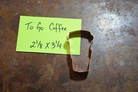 The To Go Coffee Cup Cookie Cutter N2