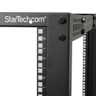 StarTech.com 25U Adjustable Depth Open Frame 4 Post Server Rack Cabinet with Casters/Levelers and Cable Management...