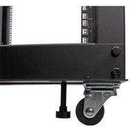 StarTech.com 25U Adjustable Depth Open Frame 4 Post Server Rack Cabinet with Casters/Levelers and Cable Management... N5