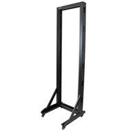 StarTech.com 25U Adjustable Depth Open Frame 4 Post Server Rack Cabinet with Casters/Levelers and Cable Management... N7