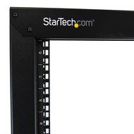 StarTech.com 25U Adjustable Depth Open Frame 4 Post Server Rack Cabinet with Casters/Levelers and Cable Management... N8